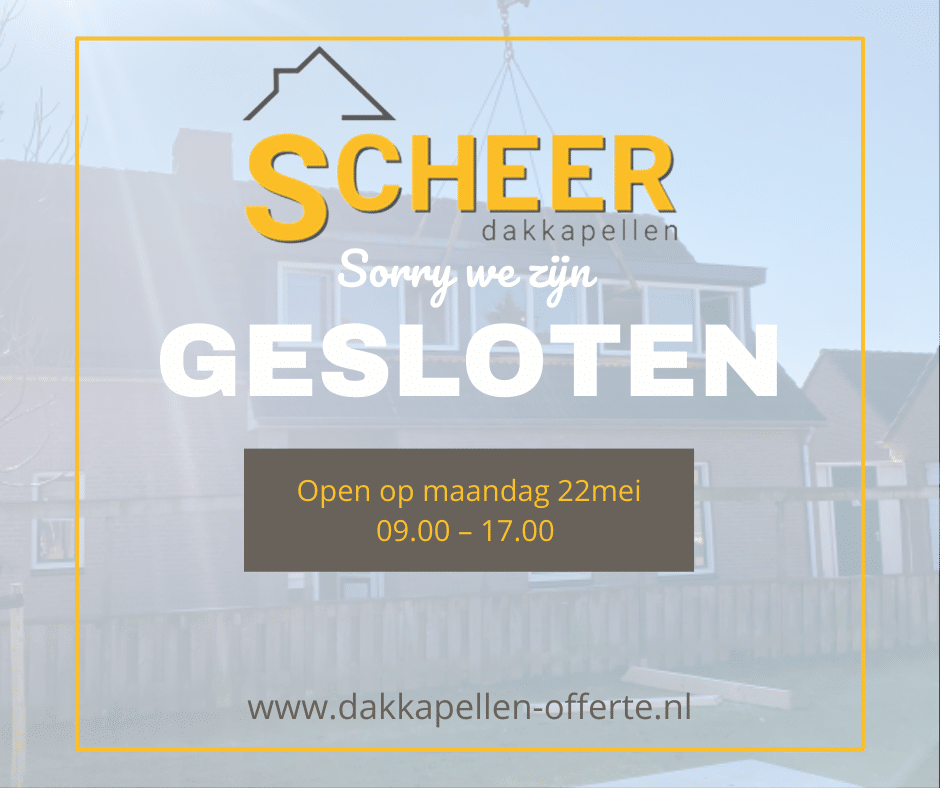 scheer gesloten