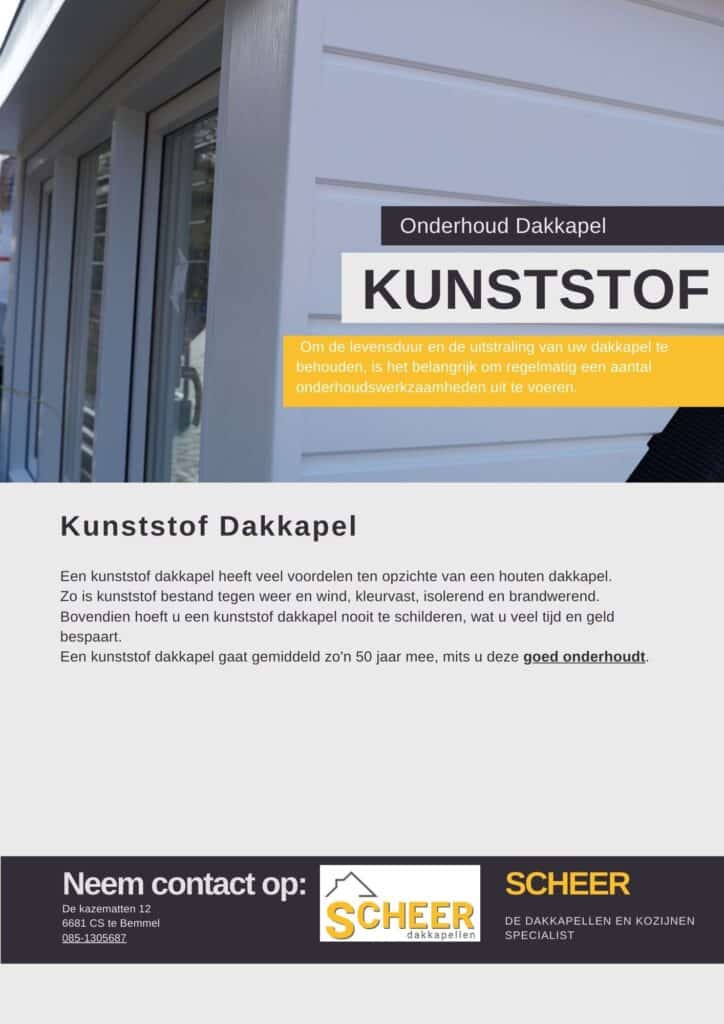 onderhoud kunststof dakkapel