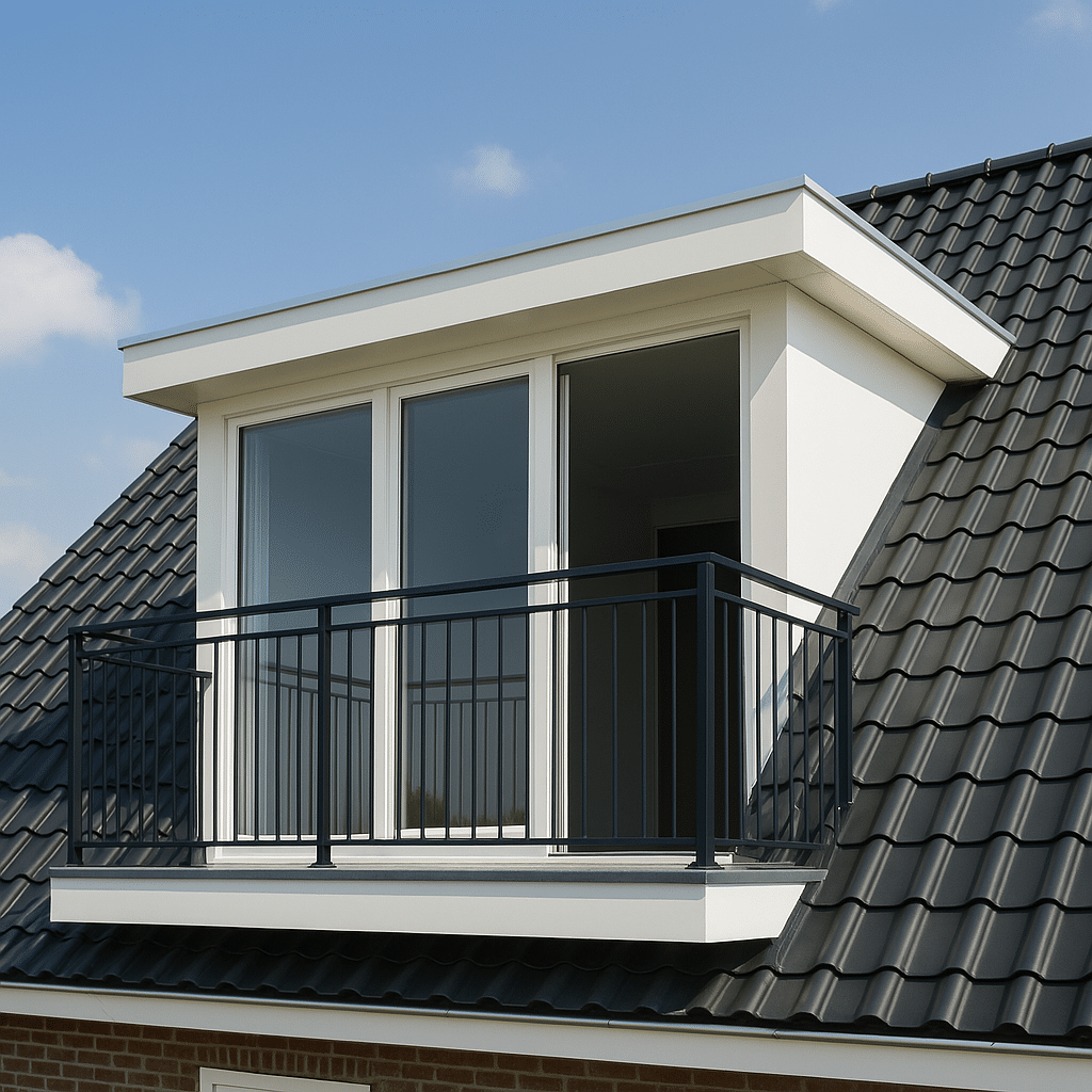 dakkapel met balkon